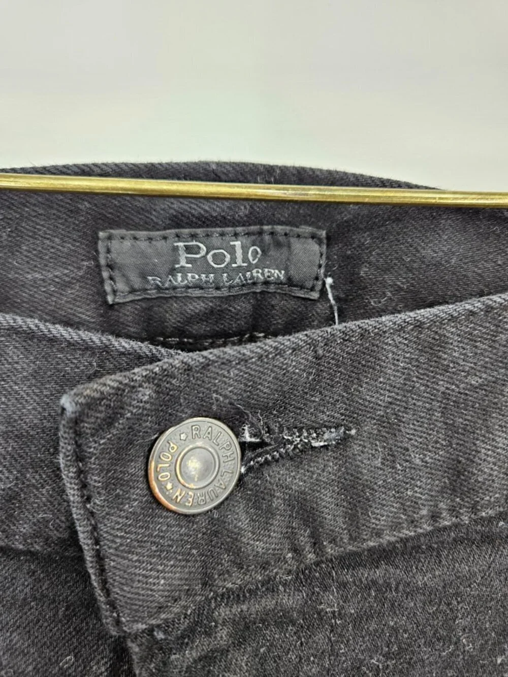 Polo Ralph Lauren Black Label Jeans Mens 36 x 34 Varick Slim Straight Pants